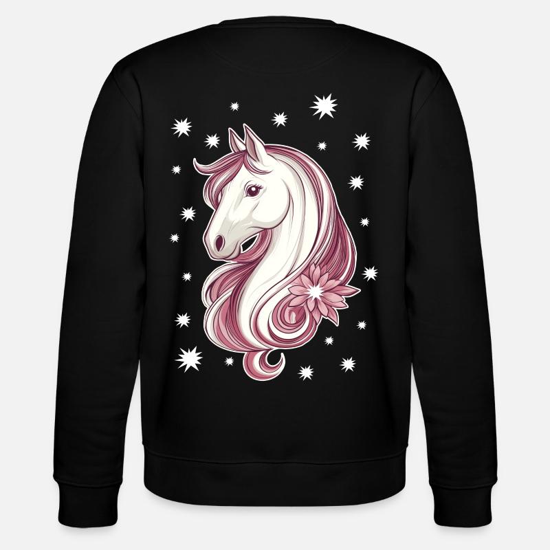 Cheval avec des étoiles - Sweat bio CHANGER Stanley/Stella Unisexe - noir