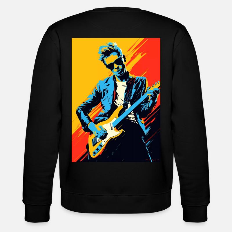 Pop-Art-Rocker - Stanley/Stella Unisex Bio-Sweatshirt CHANGER  - Schwarz