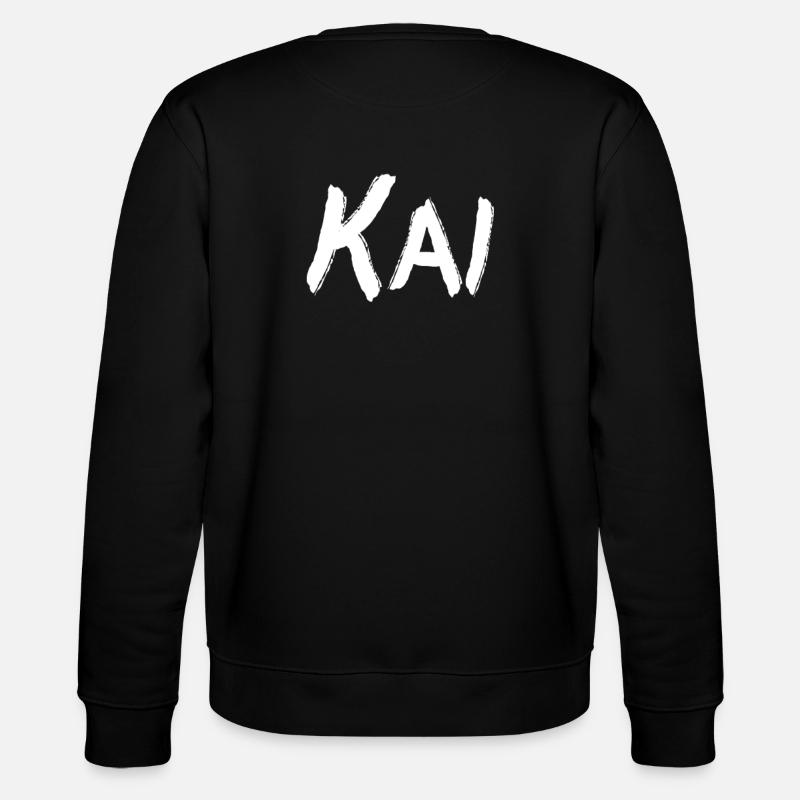 Kai Name Geschenkidee - Stanley/Stella Unisex Bio-Sweatshirt CHANGER  - Schwarz
