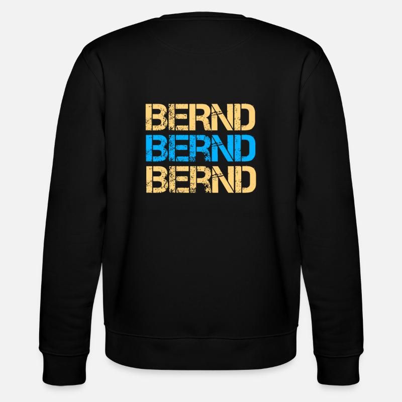 Bernd - Stanley/Stella Unisex Bio-Sweatshirt CHANGER  - Schwarz