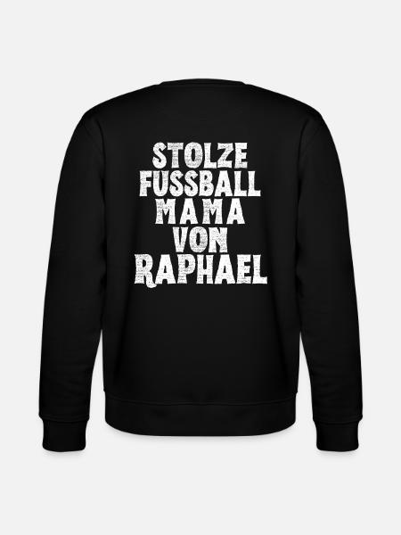 Stolze Fussball Mama von Raphael - Stanley/Stella Unisex Bio-Sweatshirt CHANGER - Schwarz