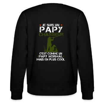 papy chasseur - Sweat bio CHANGER Stanley/Stella Unisexe - noir - Dos - Marisol (170cm)