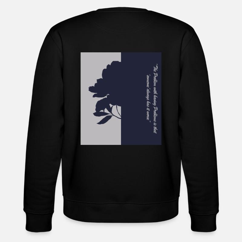 Conception d'ombre de fleur - Sweat bio CHANGER Stanley/Stella Unisexe - noir