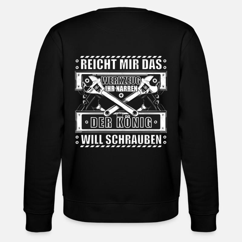 Auto Schrauber Mechaniker - Stanley/Stella Unisex Bio-Sweatshirt CHANGER - Schwarz
