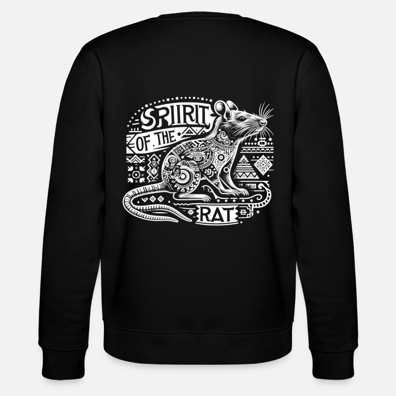 Ethno : Totem du Rat - Sweat bio CHANGER Stanley/Stella Unisexe - noir