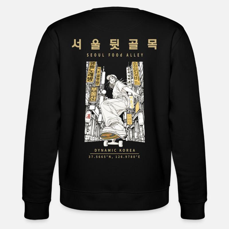 Korean Street Mood Design - Sweat bio CHANGER Stanley/Stella Unisexe - noir