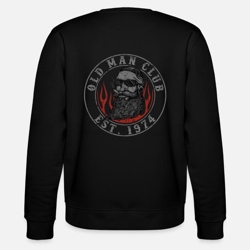 Old Man Club Est 1974 - Sweat bio CHANGER Stanley/Stella Unisexe - noir