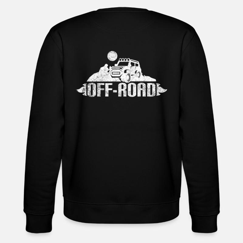 Offroad en look usé - Sweat bio CHANGER Stanley/Stella Unisexe - noir