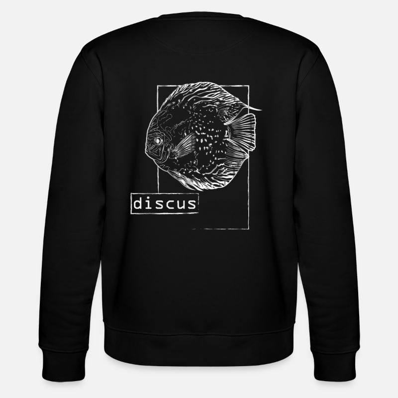 Fisch Liebhaber Meeresbewohner - Stanley/Stella Unisex Bio-Sweatshirt CHANGER  - Schwarz