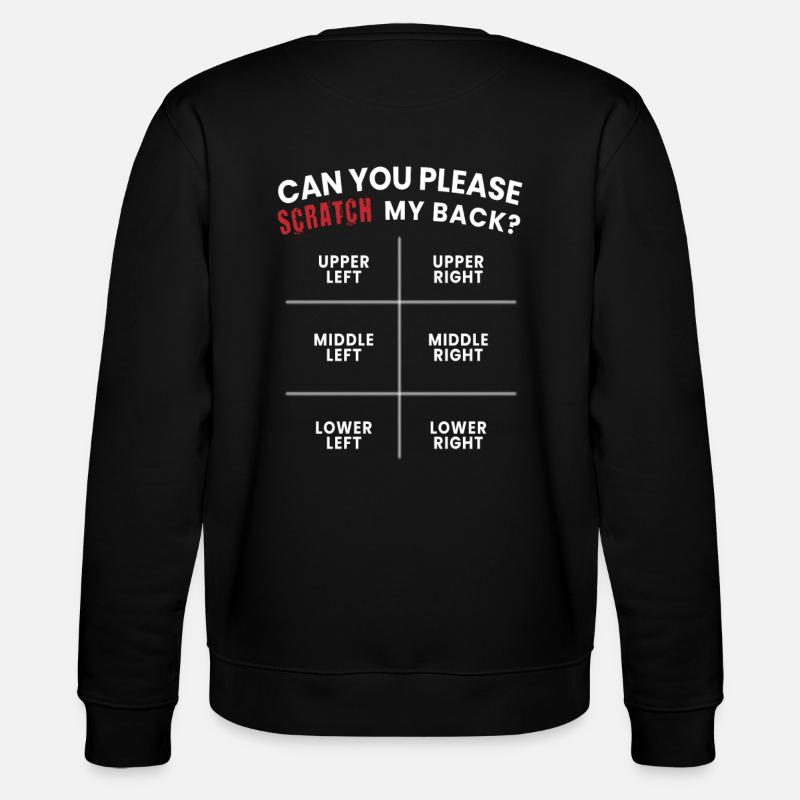 Pouvez-vous gratter mon dos - Sweat bio CHANGER Stanley/Stella Unisexe - noir
