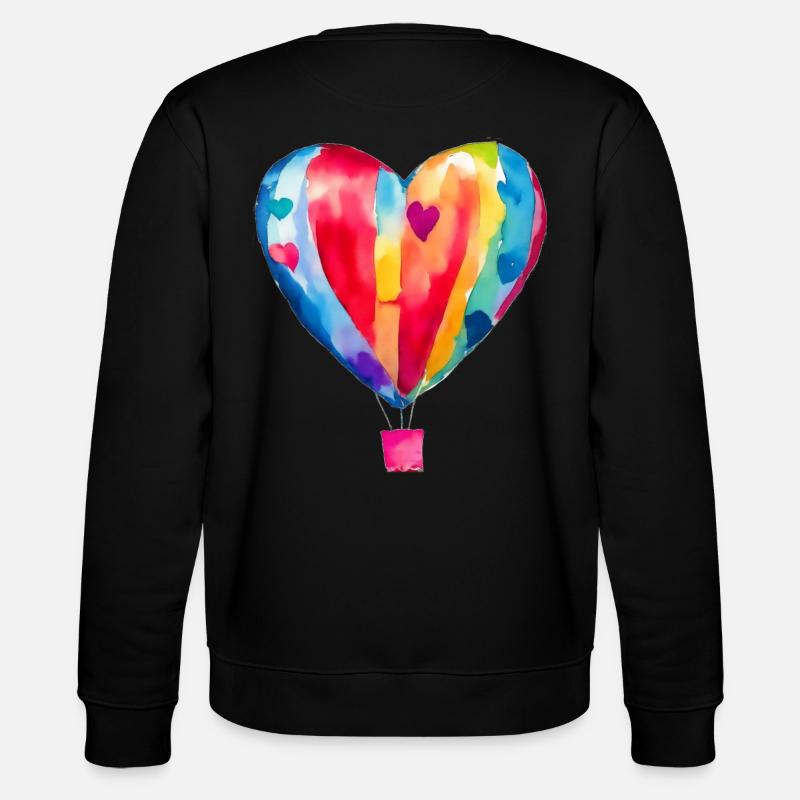 Ballon - Stanley/Stella Unisex Bio-Sweatshirt CHANGER  - Schwarz