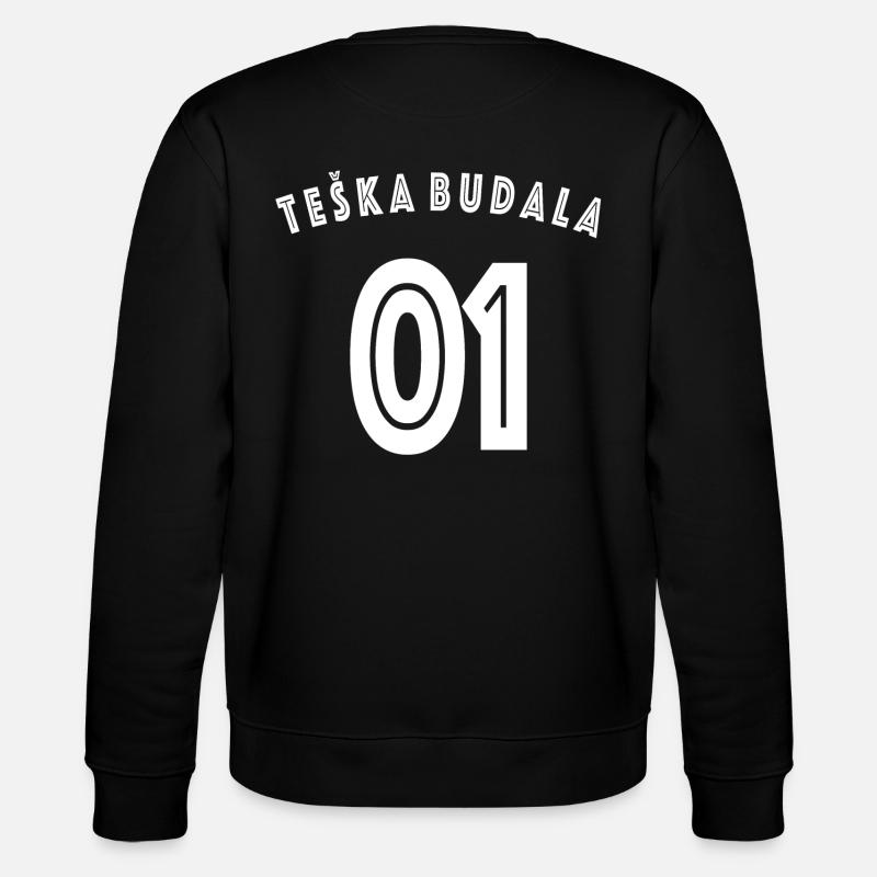 Teška Budala - Stanley/Stella Unisex Bio-Sweatshirt CHANGER  - Schwarz