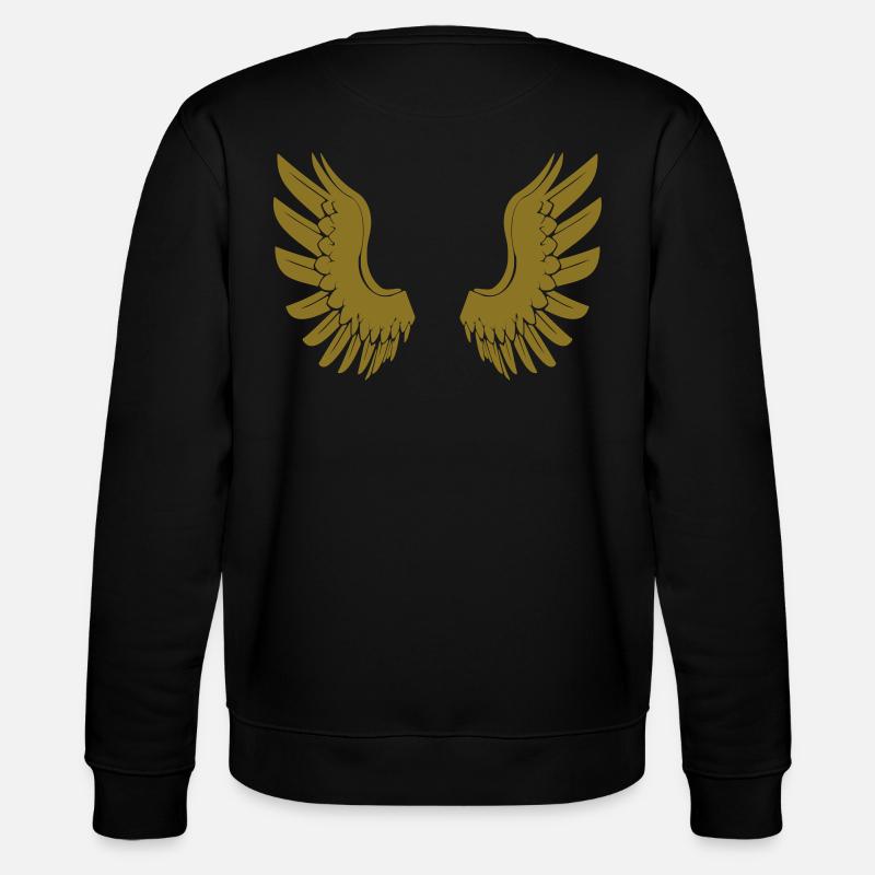 wings - Stanley/Stella Unisex Bio-Sweatshirt CHANGER  - Schwarz