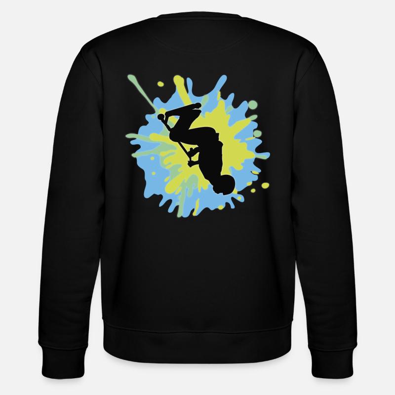 Backflip splash - Sweat bio CHANGER Stanley/Stella Unisexe - noir