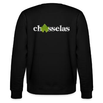 Chasselas classique - Stanley/Stella Unisex Bio-Sweatshirt CHANGER  - Schwarz - Hinten - Marisol (170cm)