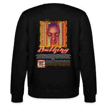 Afro futurism afrocentric graphic design - Stanley/Stella CHANGER Unisex Organic Sweatshirt - black - Back - Marisol (170cm)