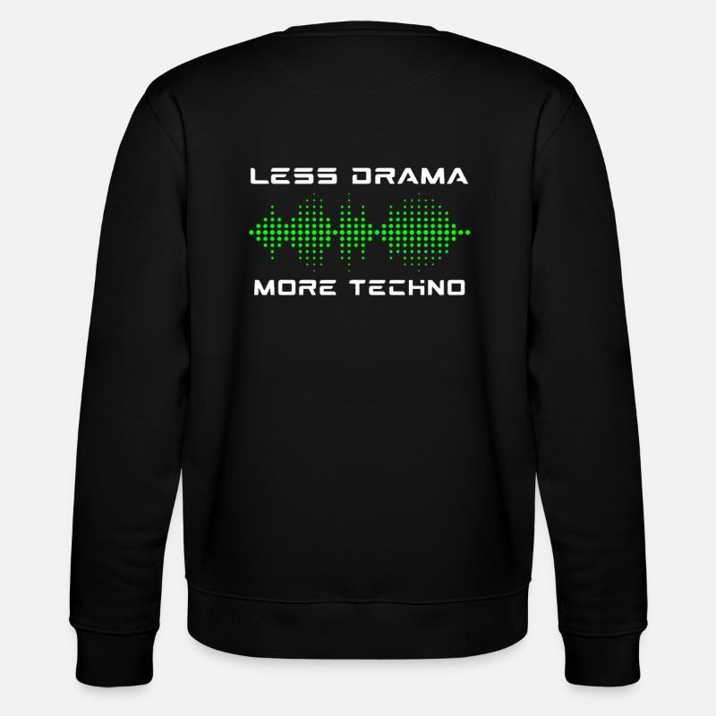Techno - Stanley/Stella Unisex Bio-Sweatshirt CHANGER  - Schwarz