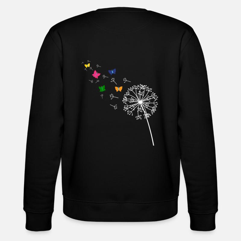 Pusteblume - Stanley/Stella Unisex Bio-Sweatshirt CHANGER  - Schwarz
