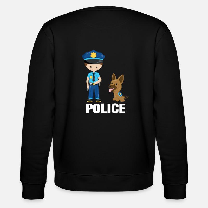 Polizei - Stanley/Stella Unisex Bio-Sweatshirt CHANGER  - Schwarz