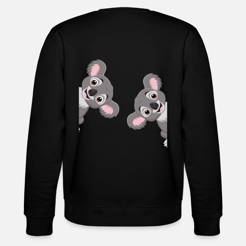 Koala - Stanley/Stella Unisex Bio-Sweatshirt CHANGER  - Schwarz