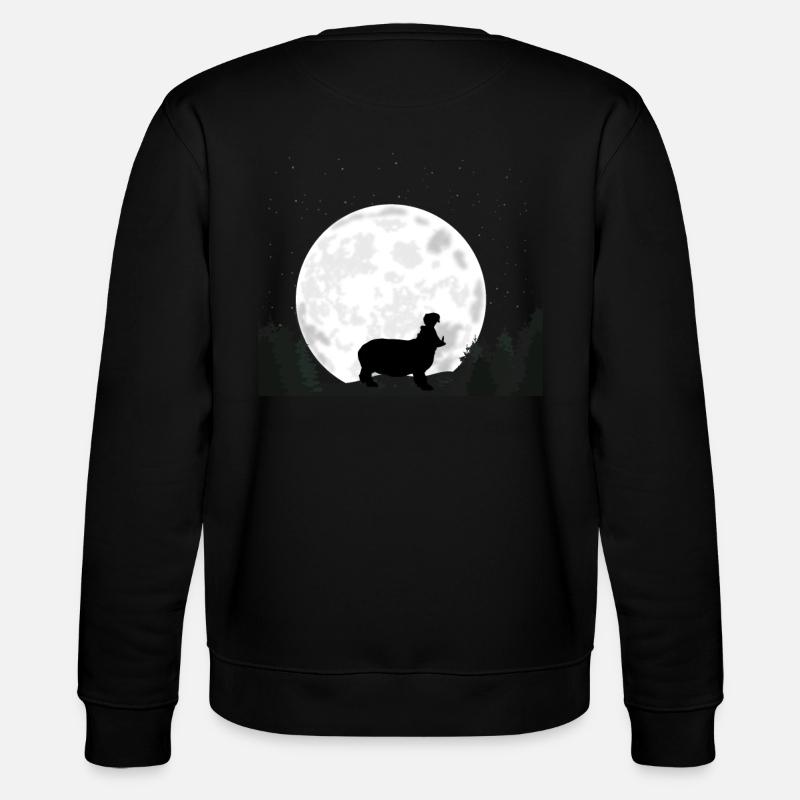Nilpferd - Stanley/Stella Unisex Bio-Sweatshirt CHANGER  - Schwarz