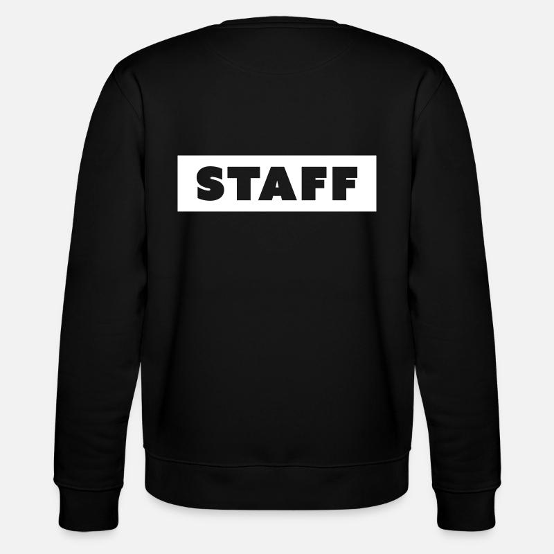 STAFF - Stanley/Stella Unisex Bio-Sweatshirt CHANGER  - Schwarz