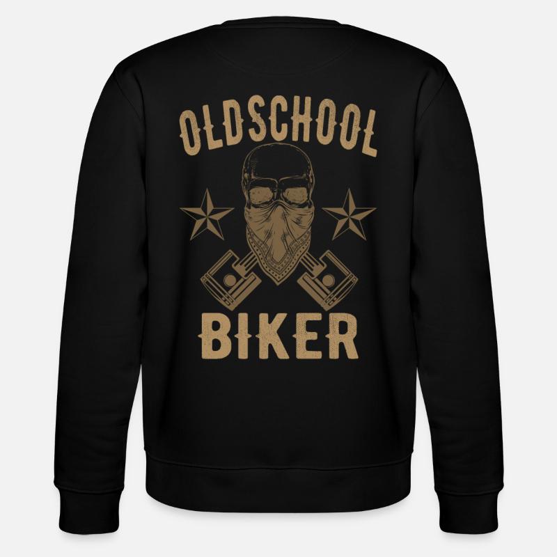 Biker Old School - Stanley/Stella Unisex Bio-Sweatshirt CHANGER  - Schwarz