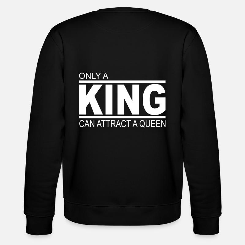 King - Queen - Stanley/Stella Unisex Bio-Sweatshirt CHANGER  - Schwarz