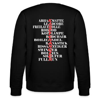 Karpfenangler Geschenk Karpfenklamotten Carp - Stanley/Stella Unisex Bio-Sweatshirt CHANGER  - Schwarz - Hinten - Marisol (170cm)