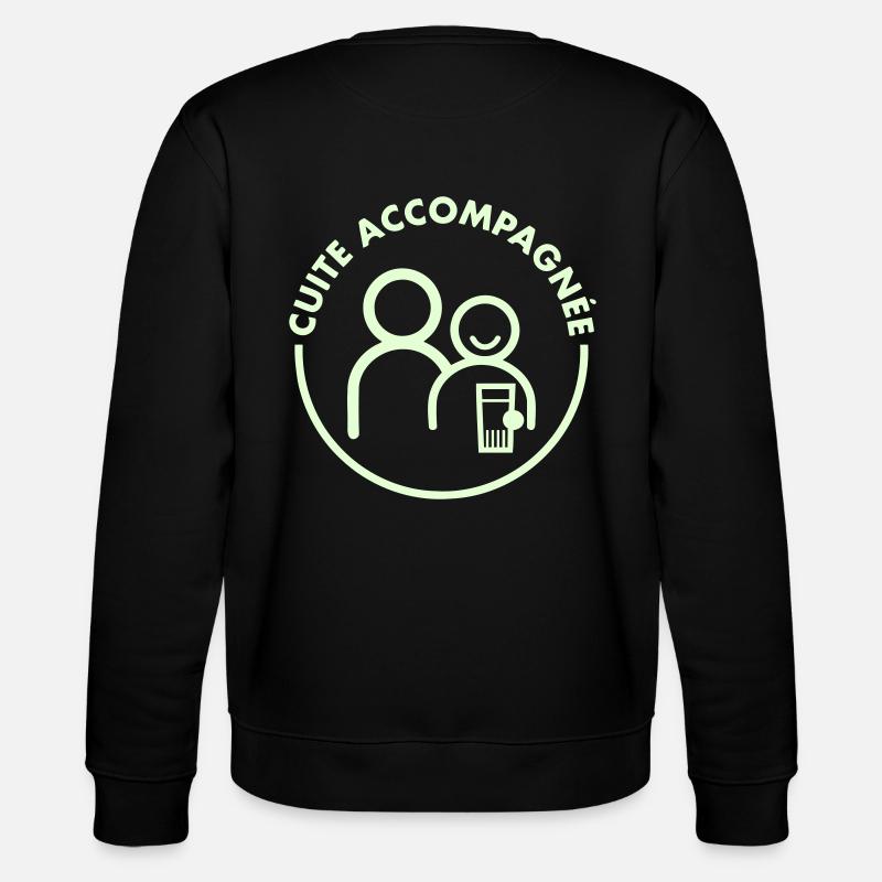 Cuite Accompagnée v2 (1c) - Sweat bio CHANGER Stanley/Stella Unisexe - noir