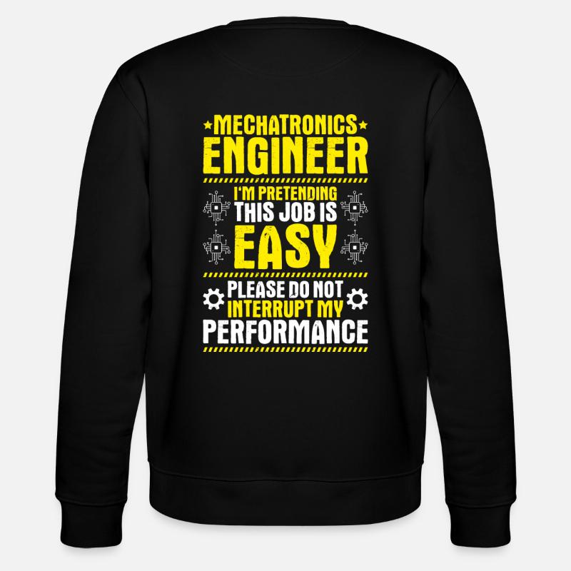 Mechatroniker Mechatronik Mechatronics Engineer - Stanley/Stella CHANGER Unisex Organic Sweatshirt - black