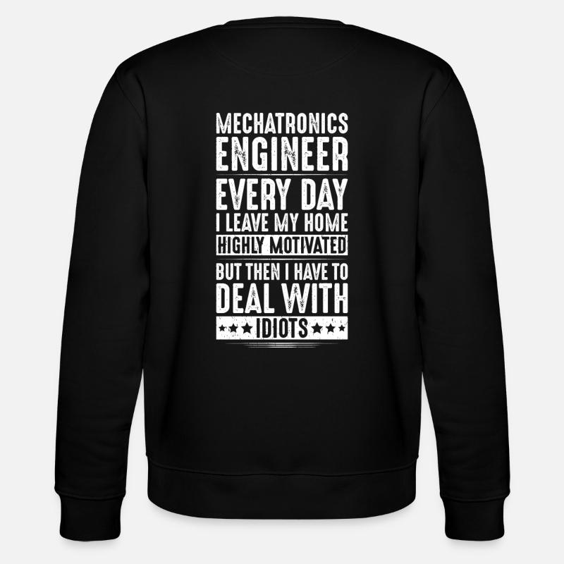 Mechatroniker Mechatronik Mechatronics Engineer - Stanley/Stella Unisex Bio-Sweatshirt CHANGER  - Schwarz