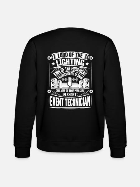 Veranstaltungstechniker Event Technician - Stanley/Stella CHANGER Unisex Organic Sweatshirt - black