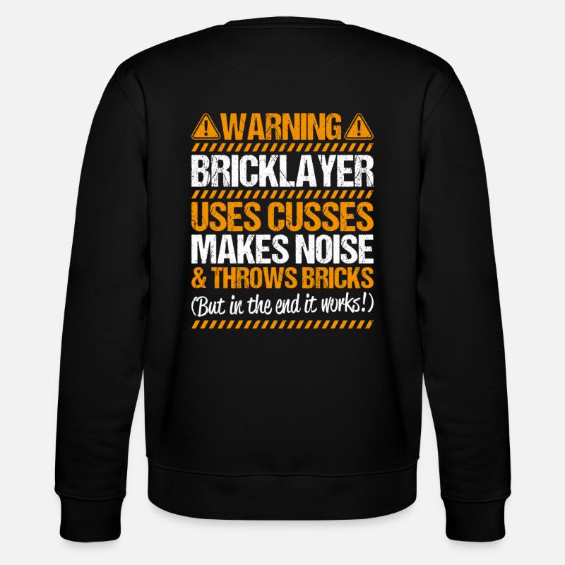 Master Masonry Masonry Bricklayer Mason - Stanley/Stella CHANGER Unisex Organic Sweatshirt - black