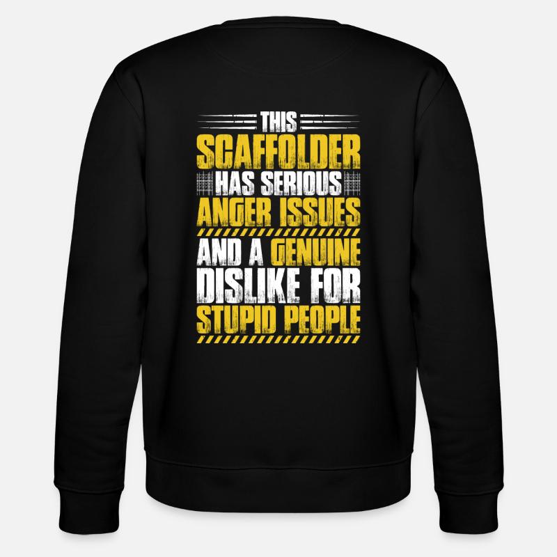 Échafaudage Échafaudage Échafaudage - Sweat bio CHANGER Stanley/Stella Unisexe - noir