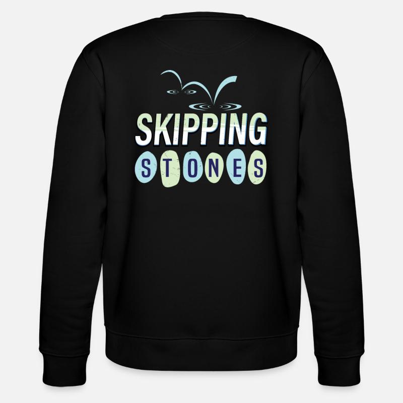 Skipping Stones - Stanley/Stella Unisex Bio-Sweatshirt CHANGER - Schwarz