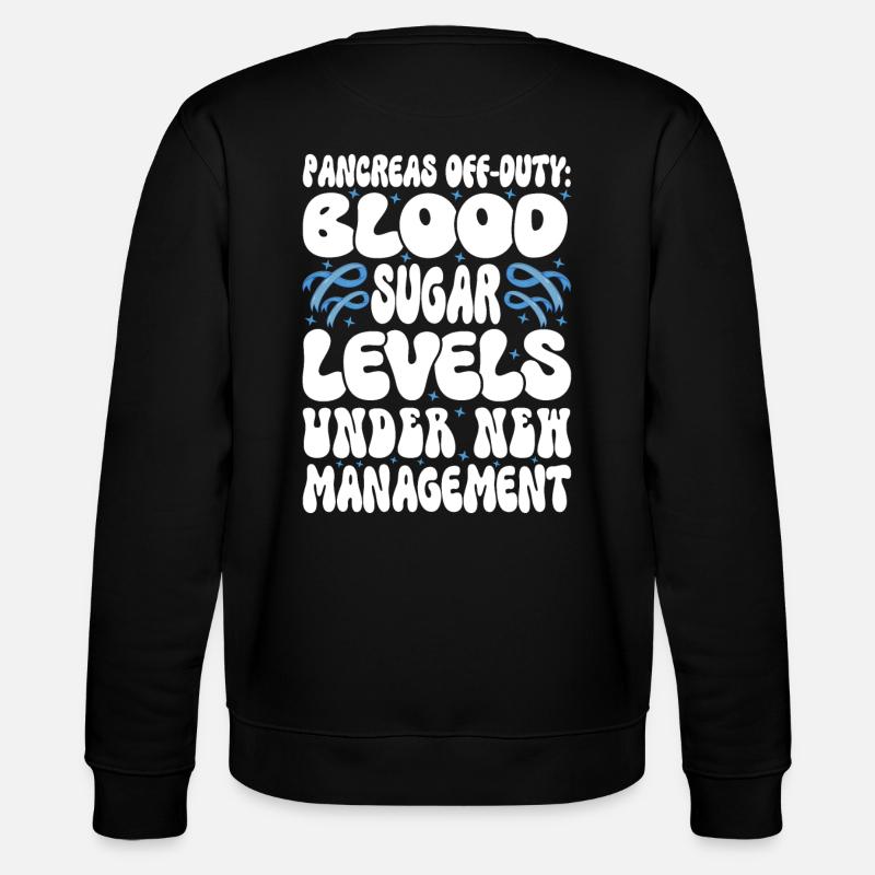 Pancreas Off Duty - Stanley/Stella Unisex Bio-Sweatshirt CHANGER  - Schwarz