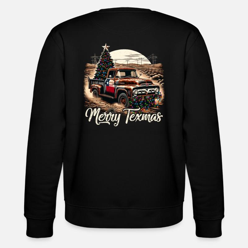 Merry Texmas – Camionnette - Sweat bio CHANGER Stanley/Stella Unisexe - noir