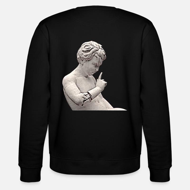 Römischer Junge - Stanley/Stella Unisex Bio-Sweatshirt CHANGER  - Schwarz