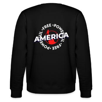Liberté puissante - Sweat bio CHANGER Stanley/Stella Unisexe - noir - Dos - Marisol (170cm)
