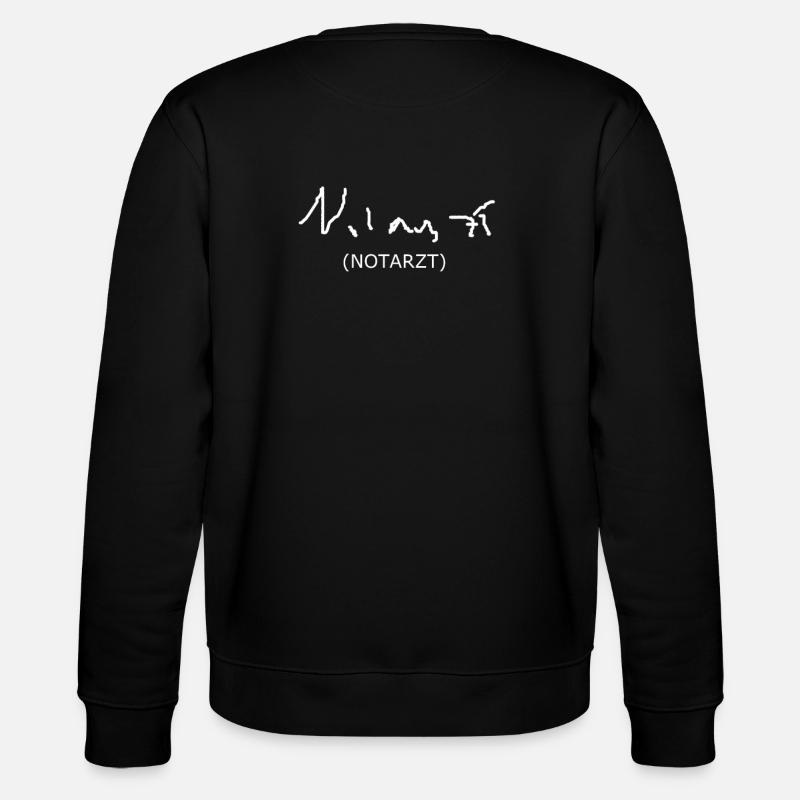 Notarzt - Stanley/Stella Unisex Bio-Sweatshirt CHANGER  - Schwarz