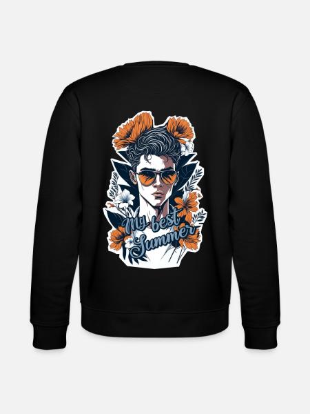 My best summer - Stanley/Stella CHANGER Unisex Organic Sweatshirt - black