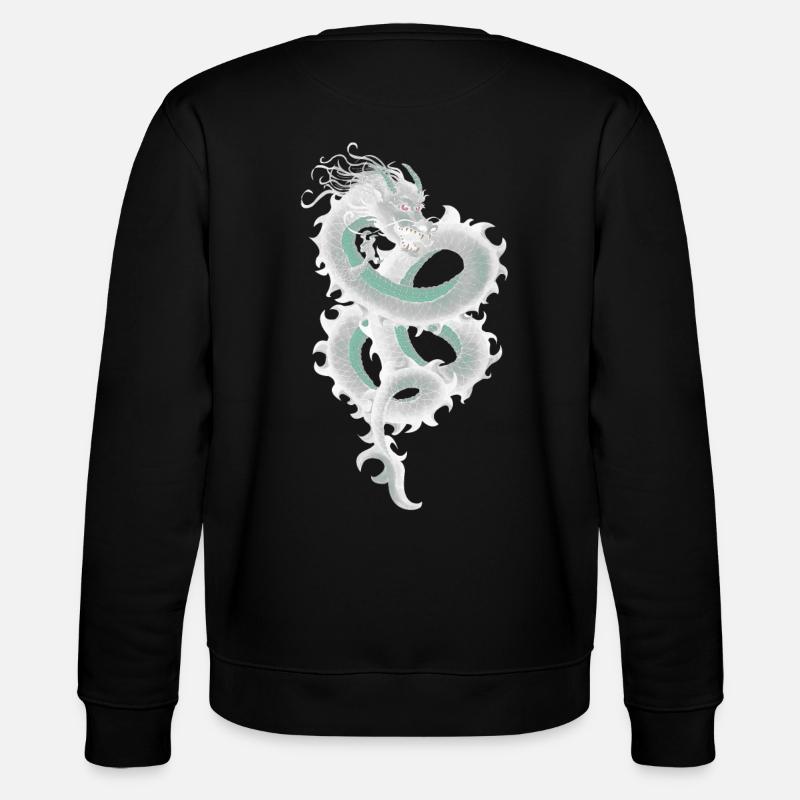 Drachen - Stanley/Stella Unisex Bio-Sweatshirt CHANGER  - Schwarz