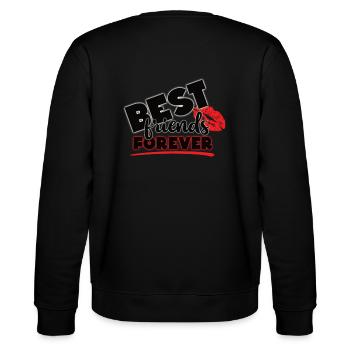 Best friends forever - Stanley/Stella CHANGER Unisex Organic Sweatshirt - black - Back - Marisol (170cm)