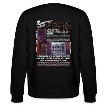 Fantasy futurism scenery - Stanley/Stella CHANGER Unisex Organic Sweatshirt - black - Back - Marisol (170cm)