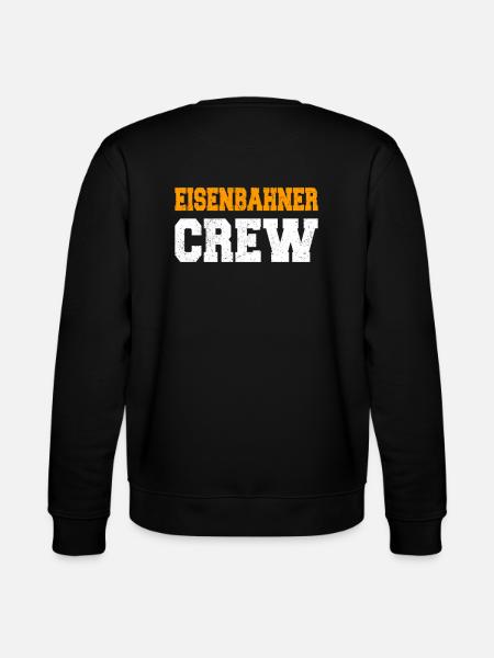 Eisenbahner Crew Fan - Stanley/Stella Unisex Bio-Sweatshirt CHANGER - Schwarz