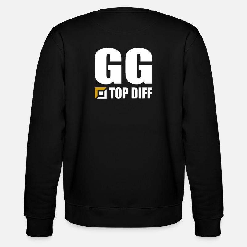 GG Top Diff Gamer Gaming - Stanley/Stella Unisex Bio-Sweatshirt CHANGER - Schwarz