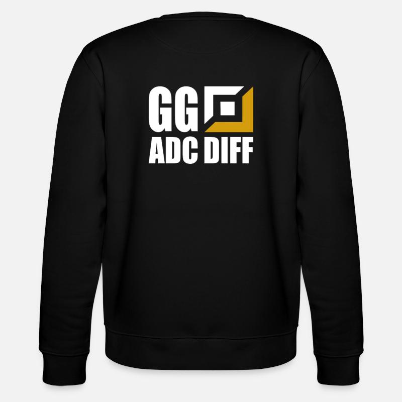 GG Adc Diff Gamer Gaming - Stanley/Stella Unisex Bio-Sweatshirt CHANGER - Schwarz