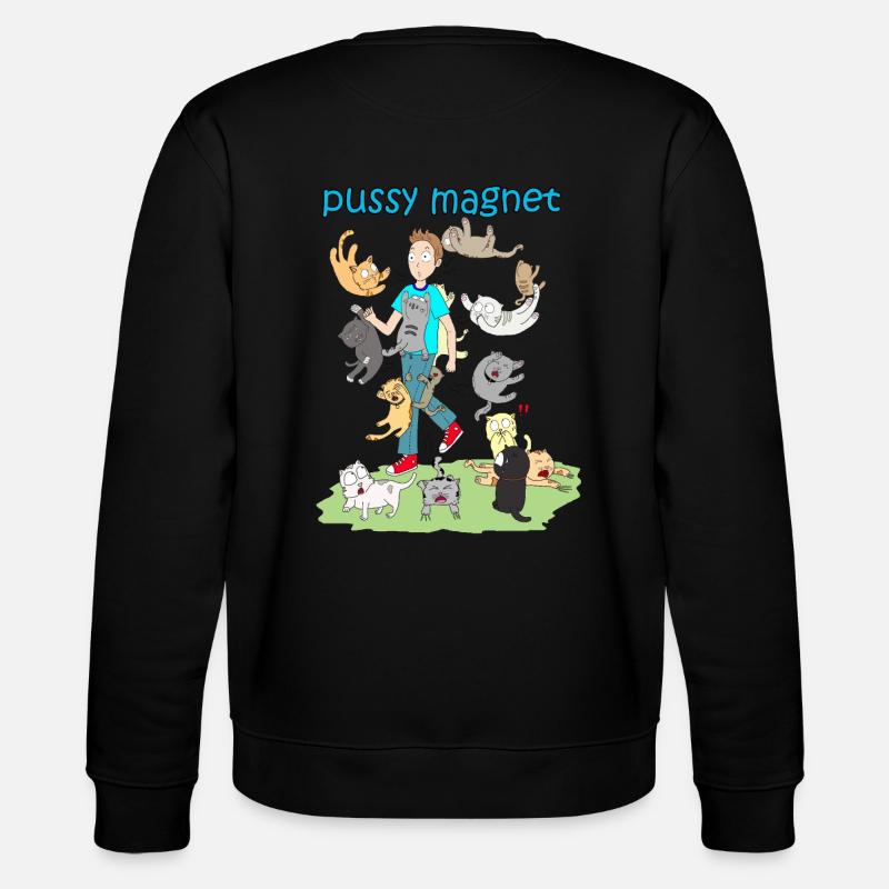 chemise de chats aimant chatte - Sweat bio CHANGER Stanley/Stella Unisexe - noir