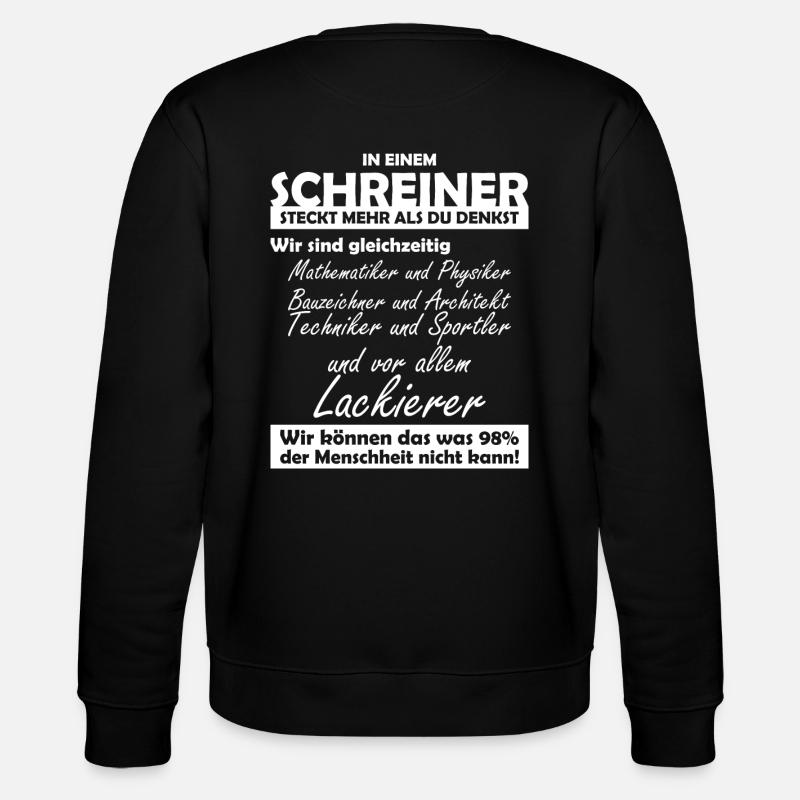 Schreiner - Stanley/Stella Unisex Bio-Sweatshirt CHANGER  - Schwarz